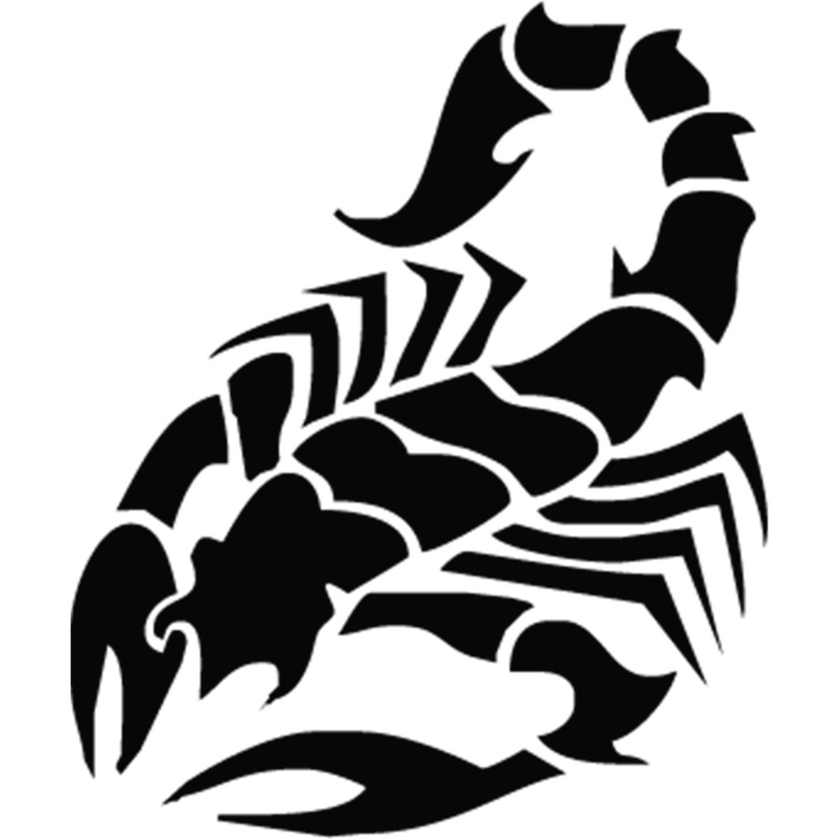 GENERICO - Sticker Scorpio Escorpión Tribal Zodiaco Auto Camioneta