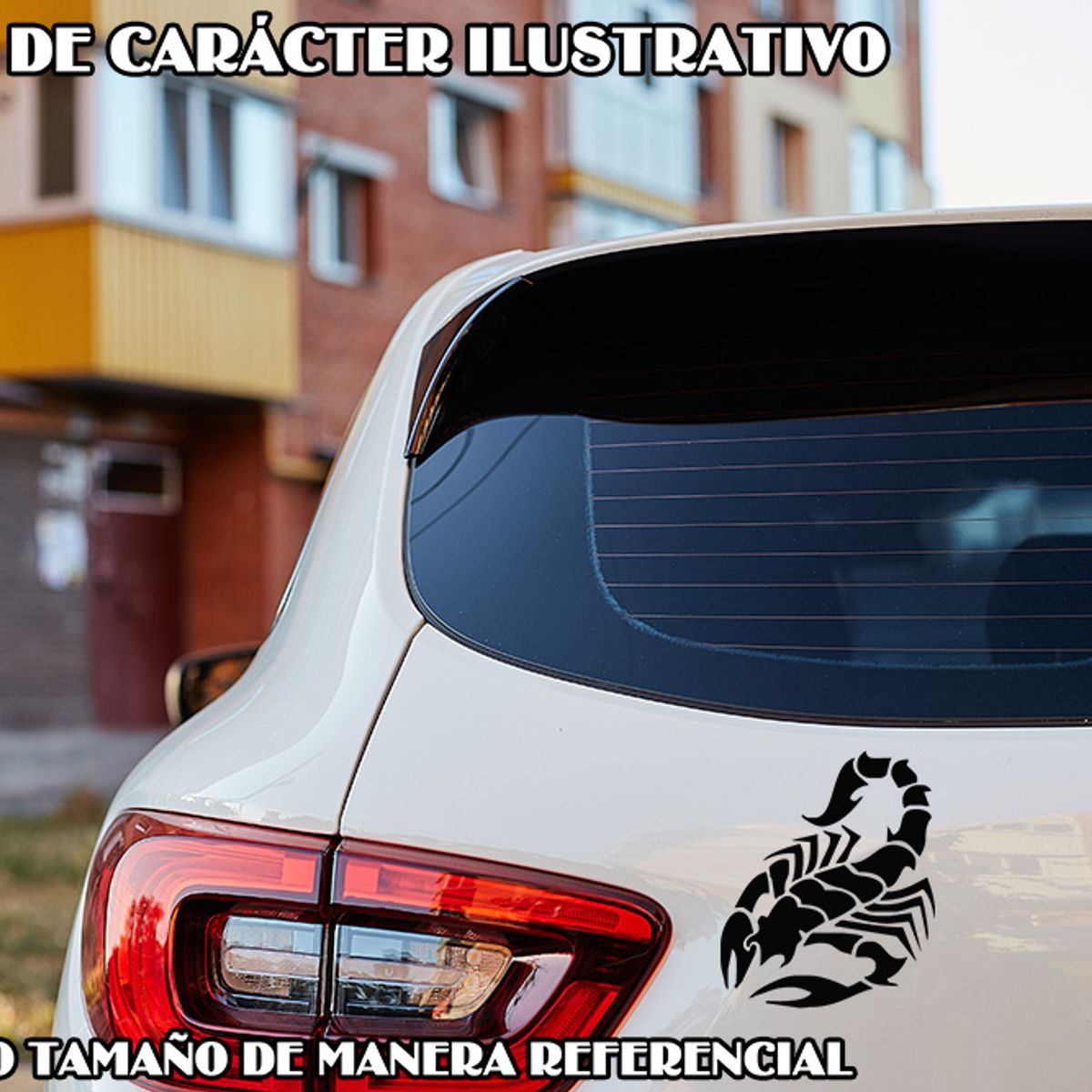 GENERICO - Sticker Scorpio Escorpión Tribal Zodiaco Auto Camioneta