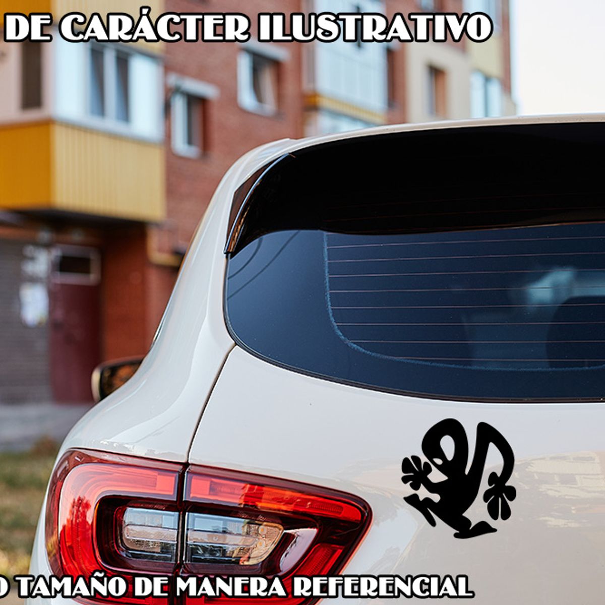 GENERICO - Sticker Plastikmen Richie Hawtin Dj Logo Auto Camioneta