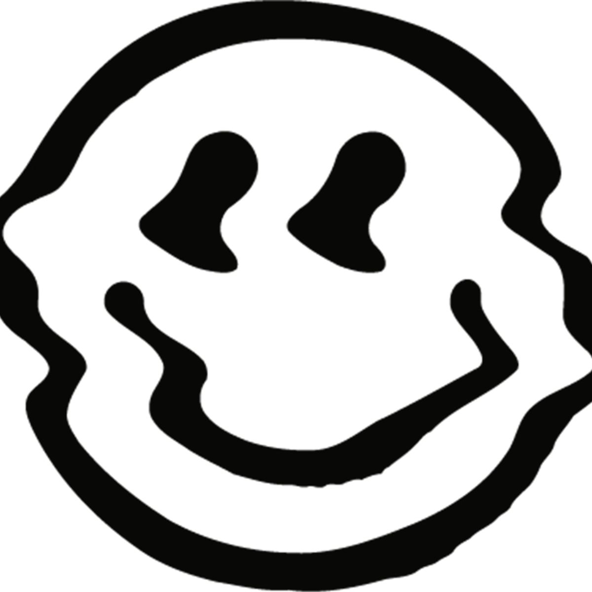 GENERICO - Sticker Twisted Smiling Face Cartoon Auto Camioneta Camión