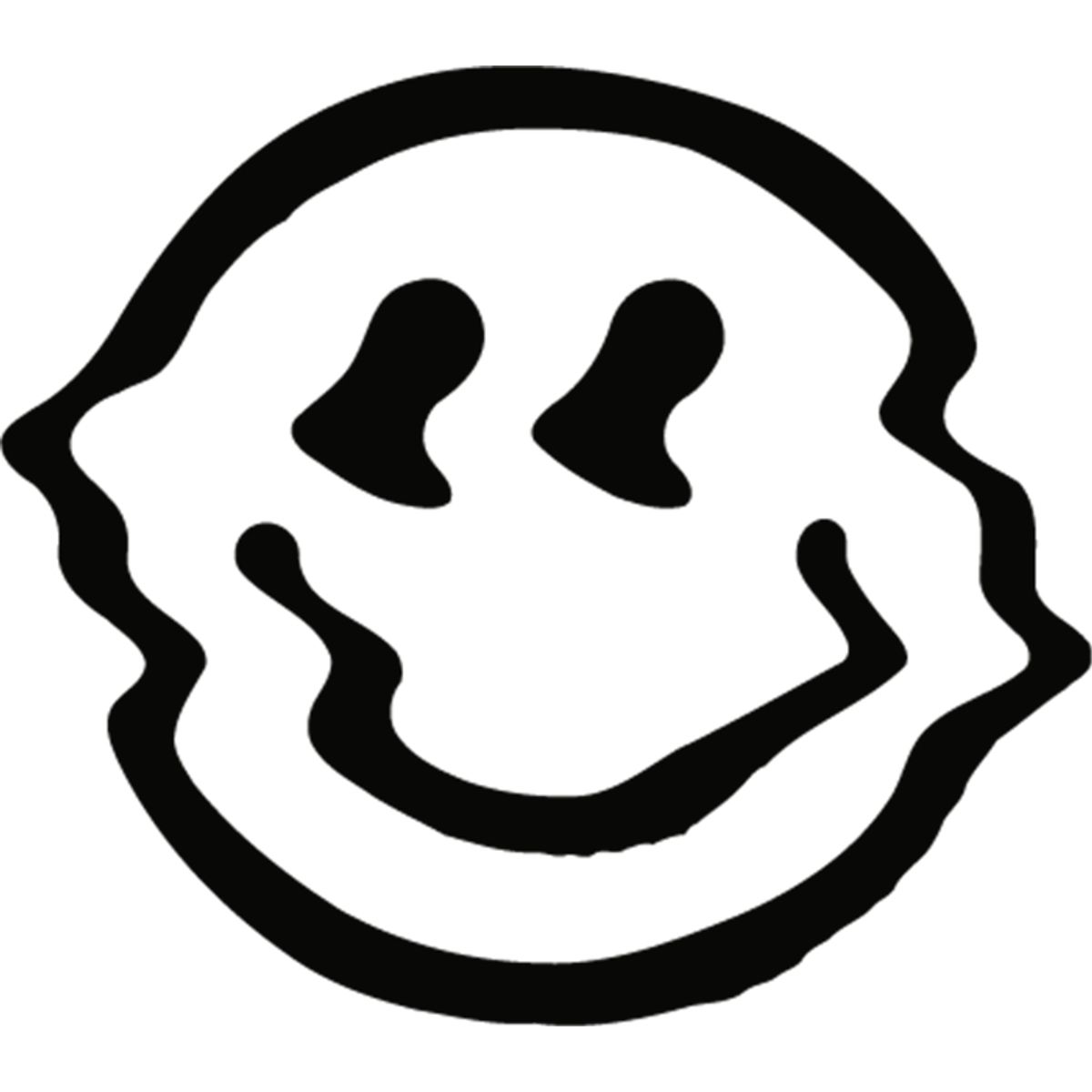 GENERICO - Sticker Twisted Smiling Face Cartoon Auto Camioneta Camión