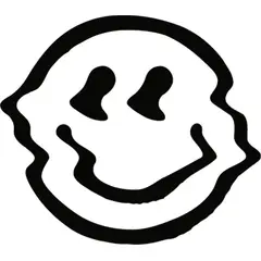 GENERICO - Sticker Twisted Smiling Face Cartoon Auto Camioneta Camión