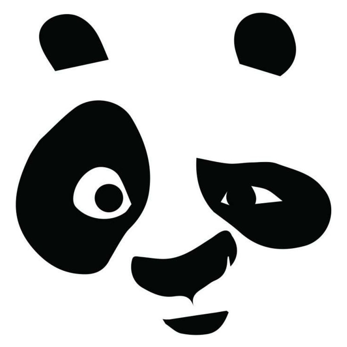 GENERICO - Sticker Kung Fu Panda Po Guiño Aers Auto Camioneta