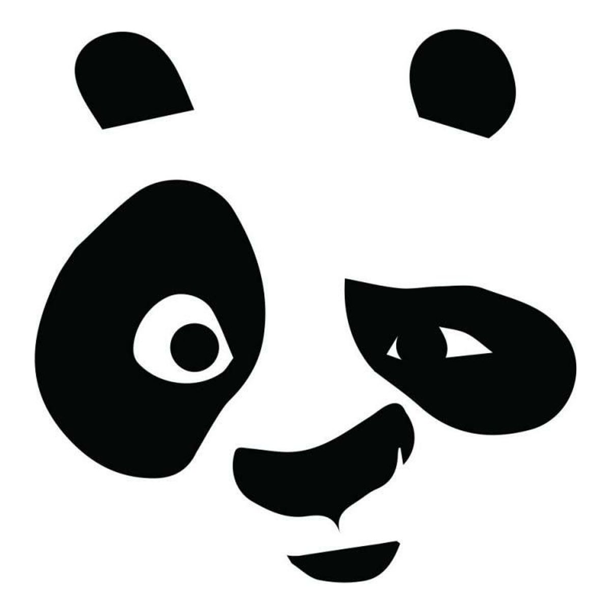 GENERICO - Sticker Kung Fu Panda Po Guiño Aers Auto Camioneta