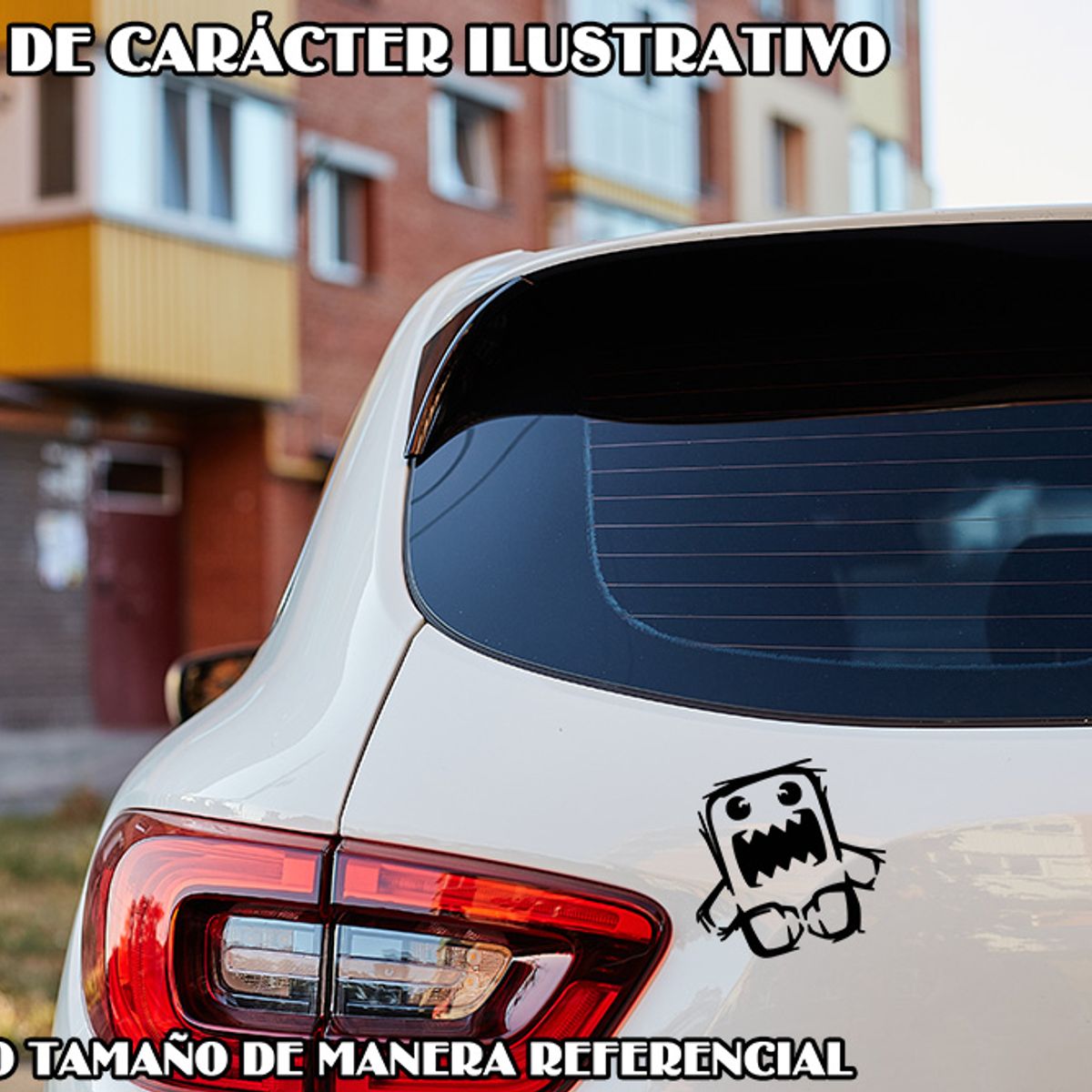 GENERICO - Sticker Domo Kun Shocked Japan Tv Auto Camioneta Suv