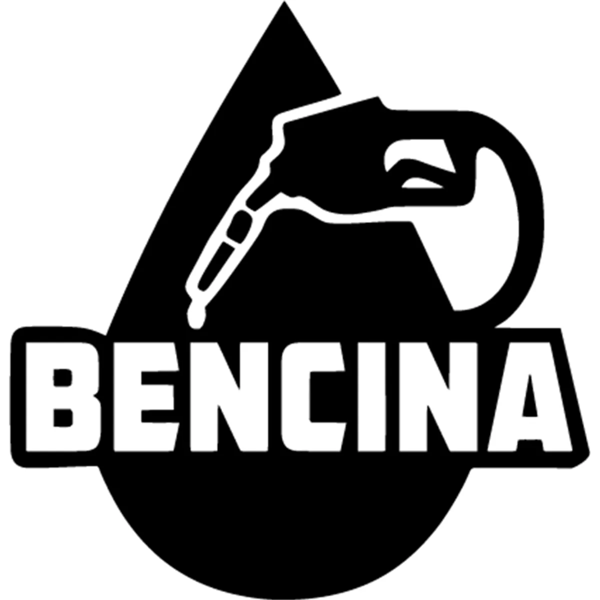 GENERICO - Sticker Tapa Gota Bencina Carga Combustible Auto Camioneta