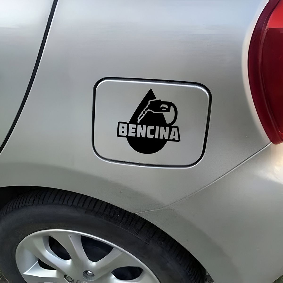 GENERICO - Sticker Tapa Gota Bencina Carga Combustible Auto Camioneta