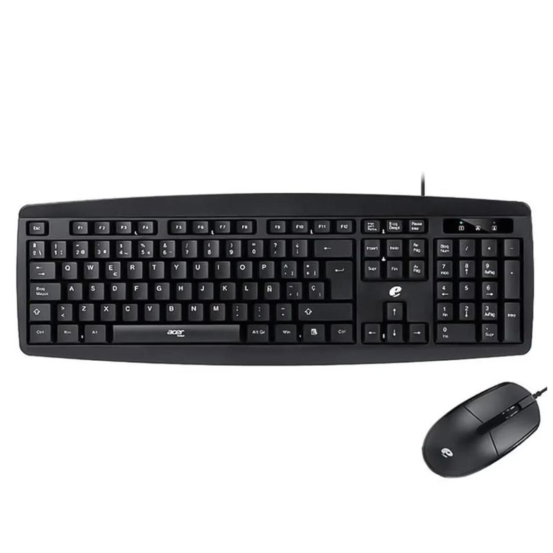ACER - Kit Mouse USB Y Teclado Español Negro EAK030 Acer