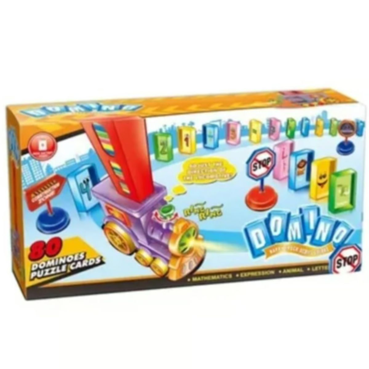GENERICO - Tren Domino Automático Ficha Juguete Niño Coche