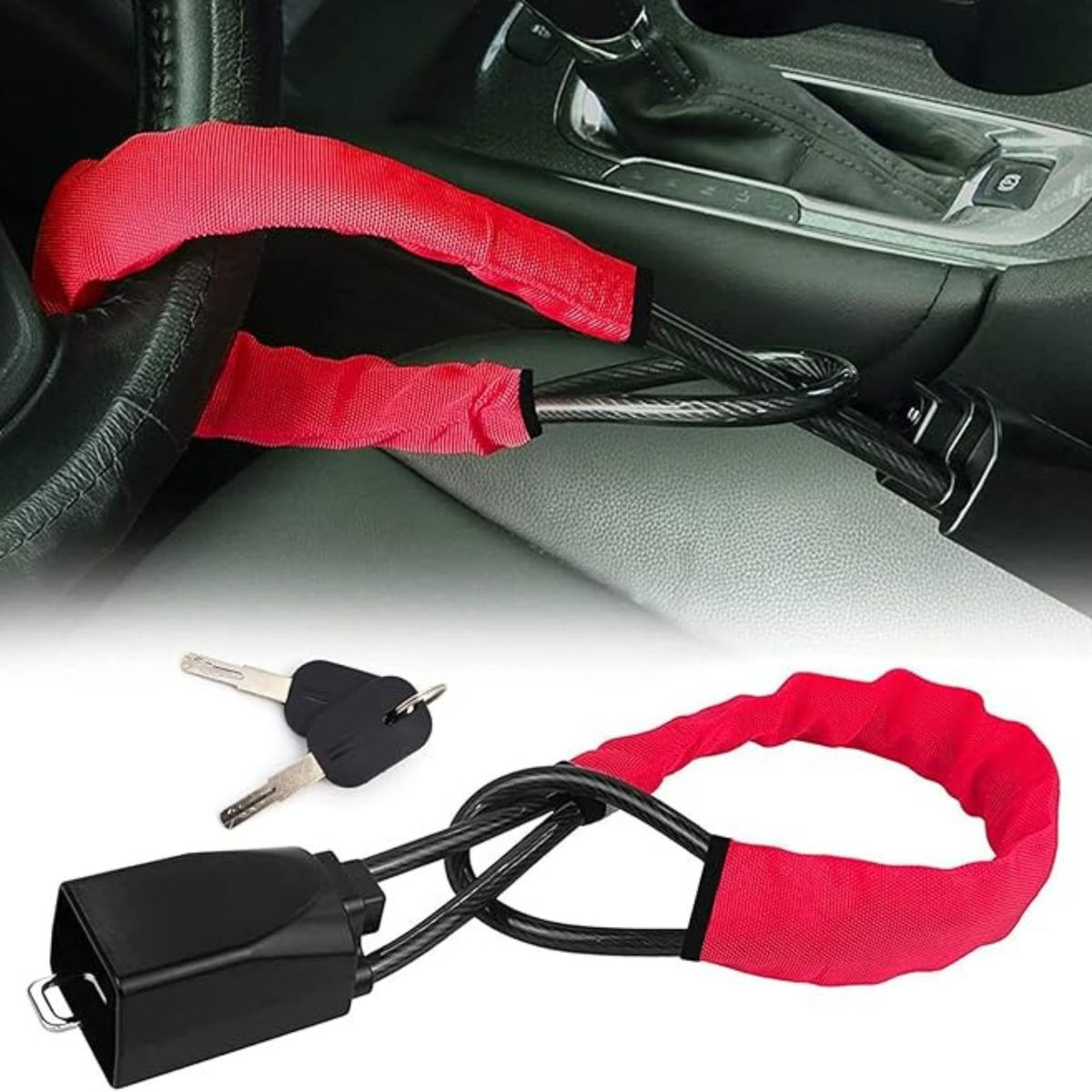 MOVI - Candado Antirrobo para Volante
