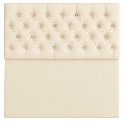 Imagen 2 del producto Respaldo De Cama 1.5 Plazas Crudo Capitone