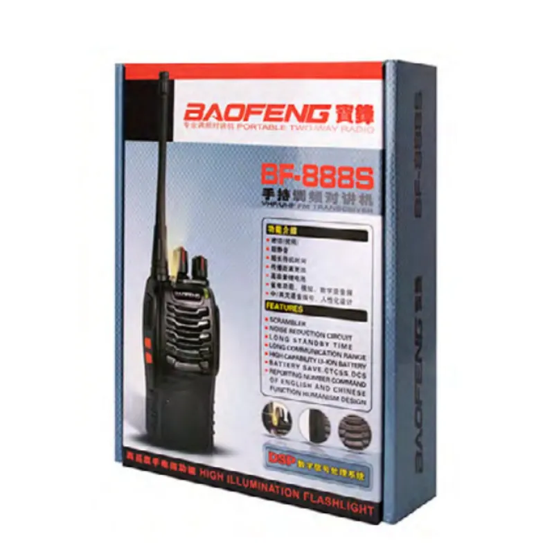 BAOFENG - Radiotransmisor Walkie Talkie 5W 470Mhz UHF BF-888S Baofeng