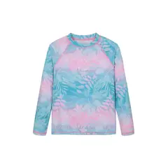 H2O WEAR - Traje de Baño Niña Polera UV50 MLarga Calipso - Celeste