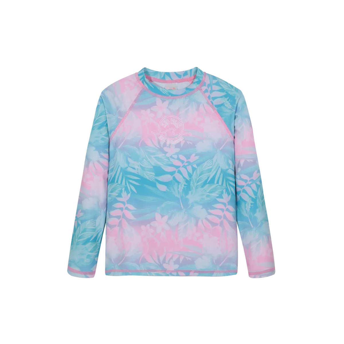 H2O WEAR - Traje de Baño Niña Polera UV50 MLarga H2O Wear Calipso - Celeste