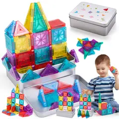 LUKOVEE - Bloques Magnéticos De Bricolaje De Juguete Magnético