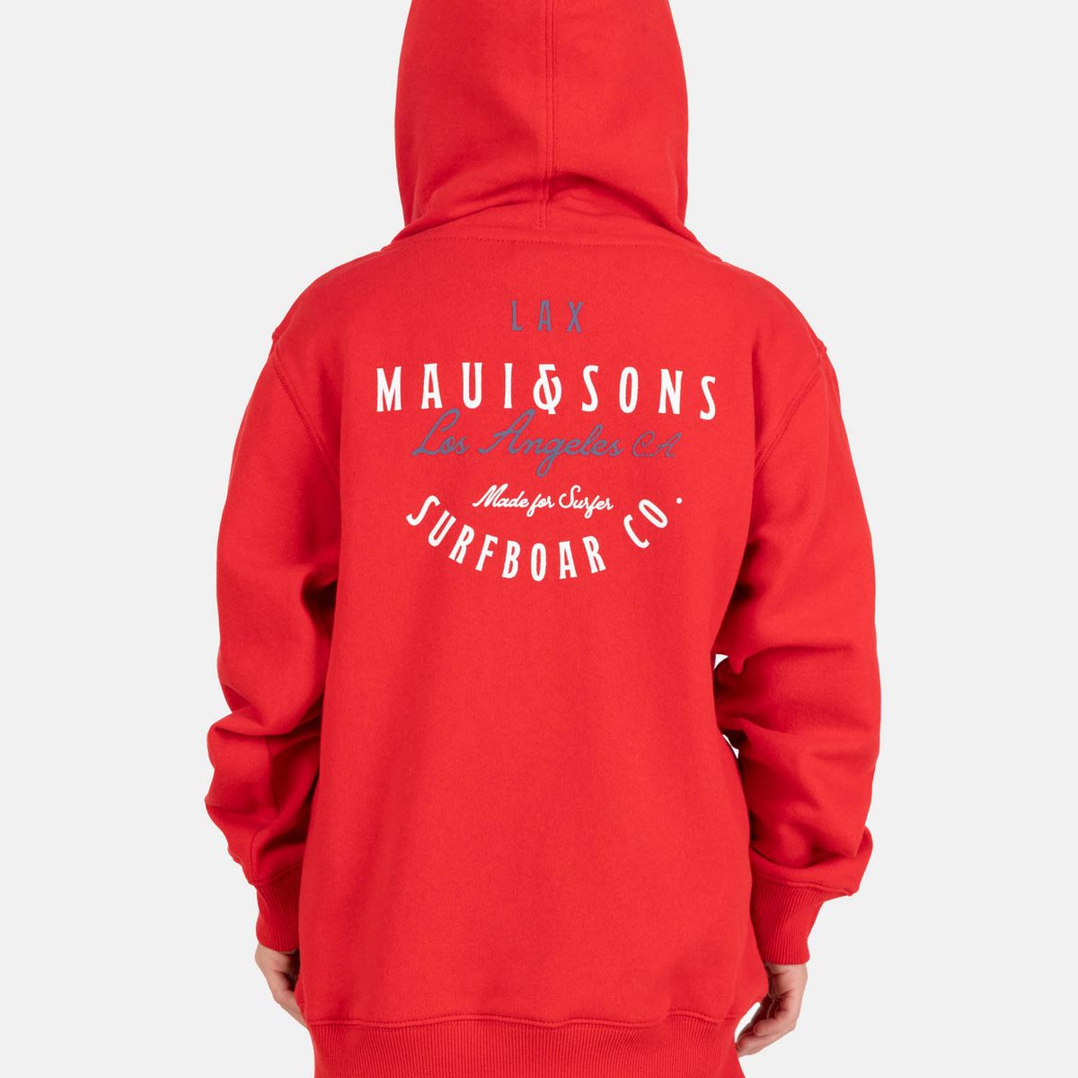 MAUI AND SONS - Poleron Canguro Tiki Rojo Infantil Maui And Sons