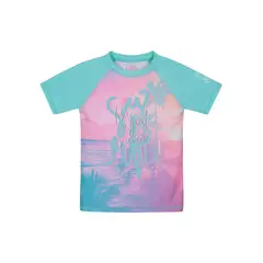 H2O WEAR - Traje de Baño Niña Polera UV50 MCorta Calipso