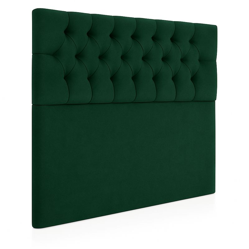 GENERICO - Respaldo De Cama 1.5 Plazas Verde Botella Top Quality