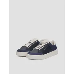 TOMMY HILFIGER - Zapatillas De Tenis Con Logo En Bajo Relieve Azul