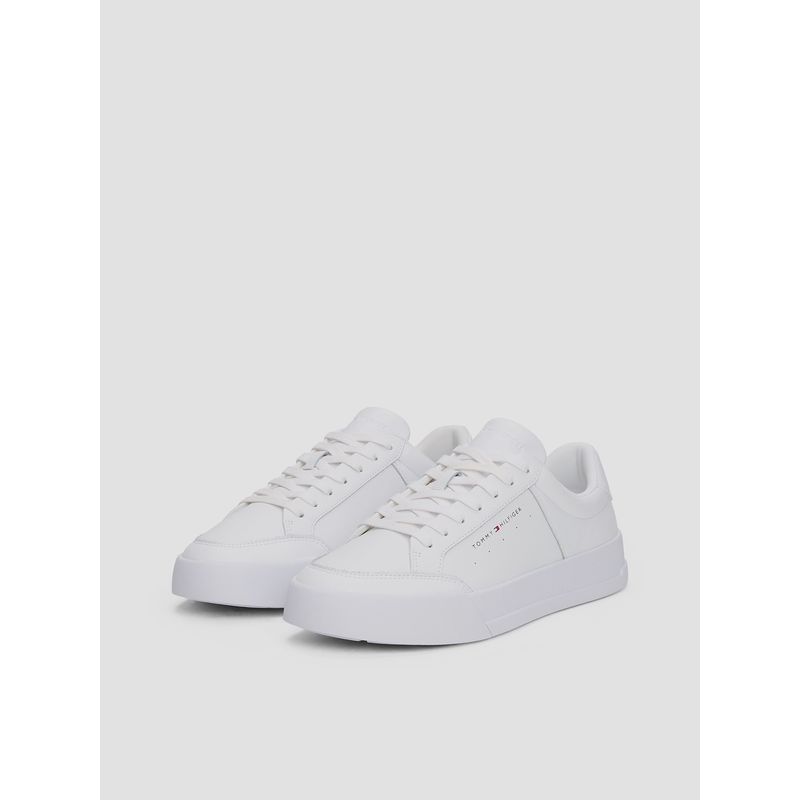TOMMY HILFIGER - Zapatillas Con Logo A Contraste Blanco Tommy Hilfiger
