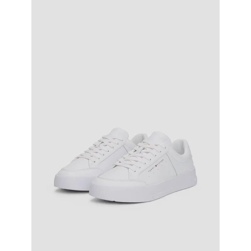 TOMMY HILFIGER - Zapatillas Con Logo A Contraste Blanco Tommy Hilfiger