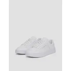 TOMMY HILFIGER - Zapatillas Con Logo A Contraste Blanco
