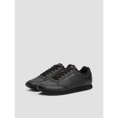 TOMMY HILFIGER - Zapatillas Con Logo Y Suela Dentada Negro