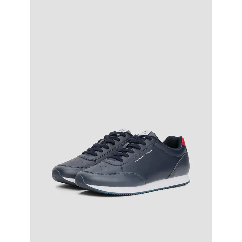 TOMMY HILFIGER - Zapatillas Con Logo Y Suela Dentada Azul Tommy Hilfiger