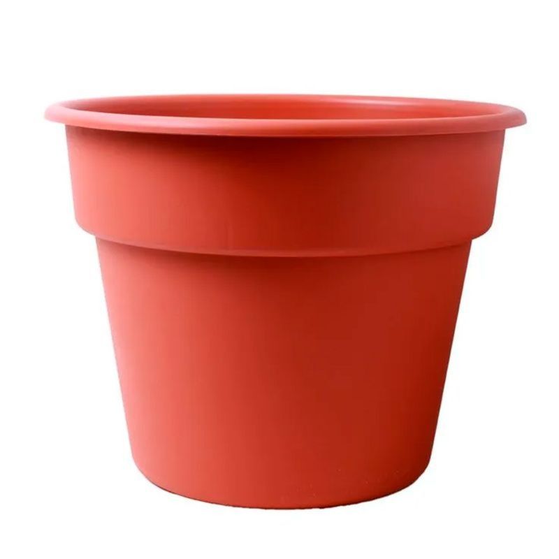 REYPLAST - PACK X4 MACETA REDONDA DURA KOTTA 23CM  TERRACOTA  REYPLAST