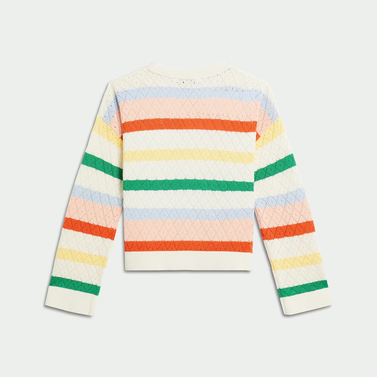 TOMMY HILFIGER - Sweater De Rayas De Colores Calados Multicolor Tommy Hilfiger