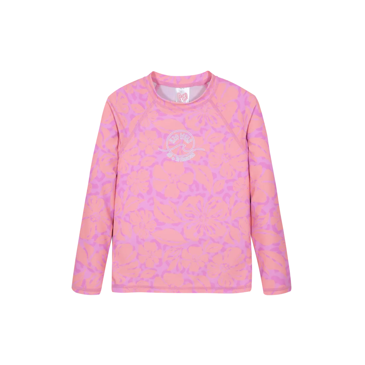 H2O WEAR - Traje de Baño Niña Polera UV50 MLarga H2O Wear Fucsia