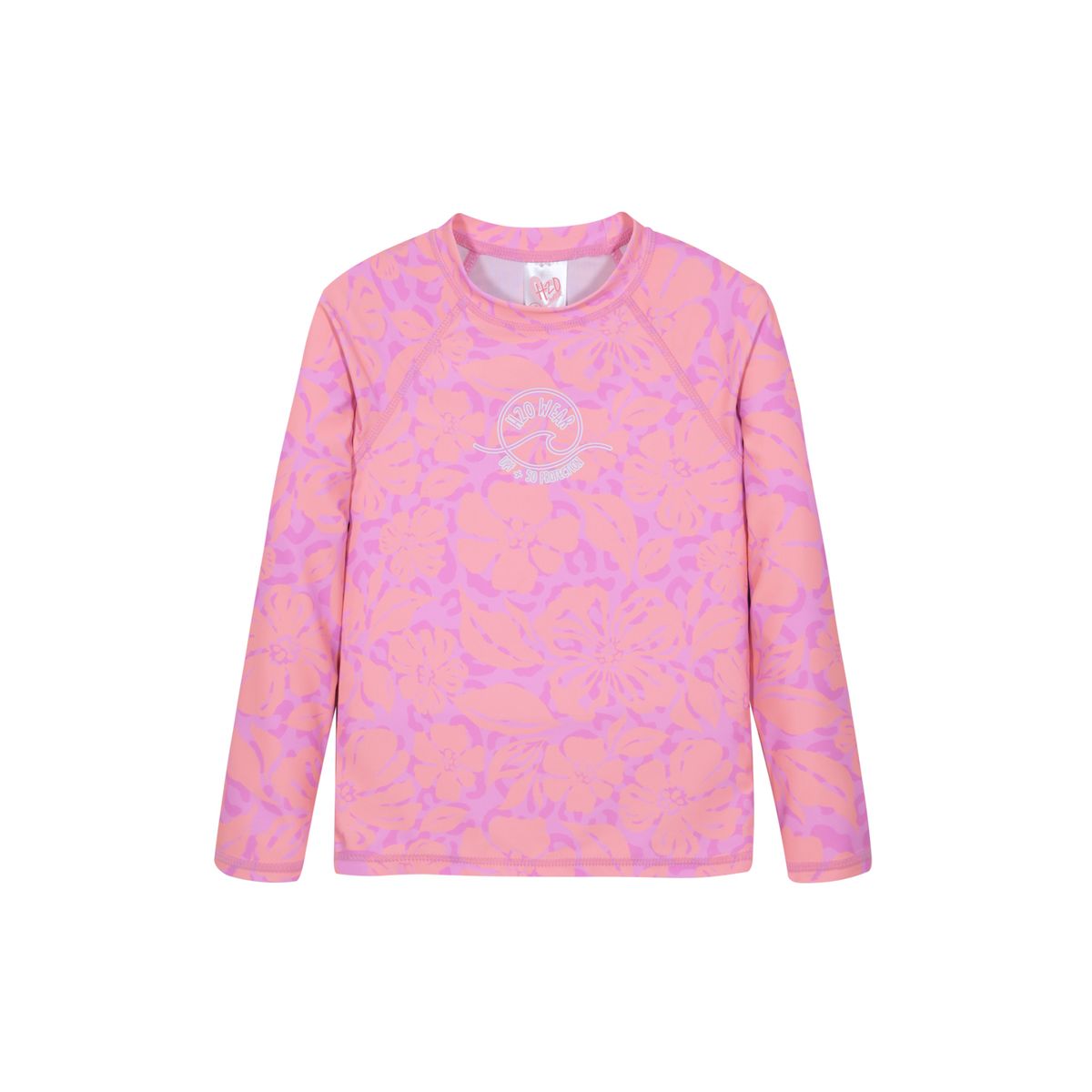 H2O WEAR - Traje de Baño Niña Polera UV50 MLarga H2O Wear Fucsia