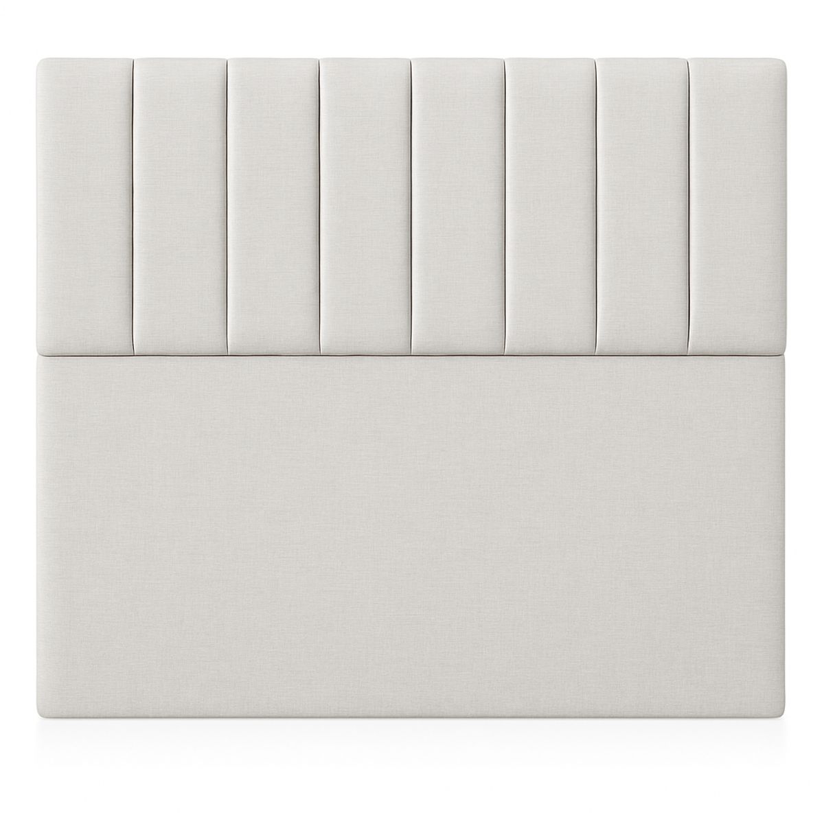 GENERICO - Respaldo De Cama 1.5 Plazas Turín Gris Claro Perla