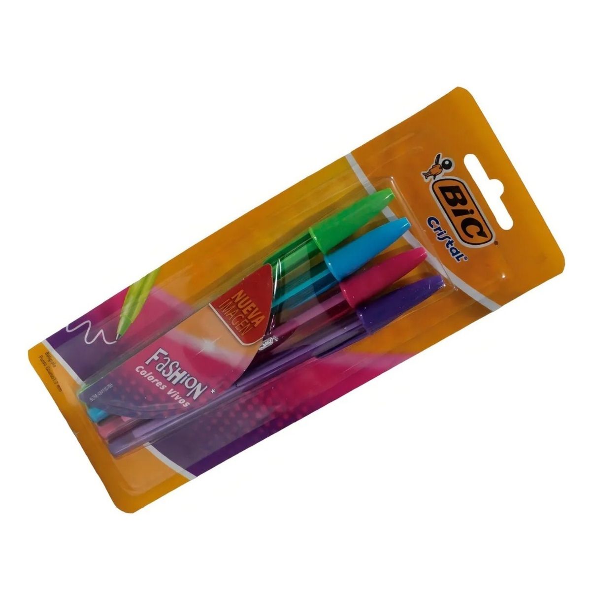 GENERICO - PACK X 4 BLISTER 4 BOLÍGRAFOS FASHION SURTIDO   BIC