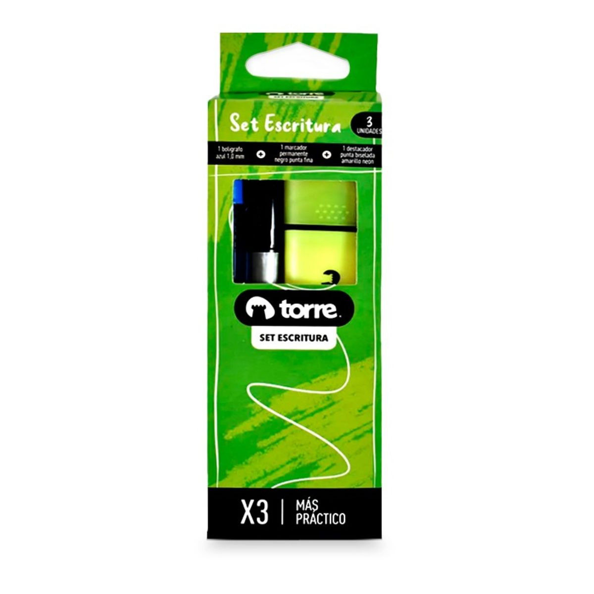 TORRE - PACK X 4 BLISTER ESCRITURA 3 UNIDADES  TORRE