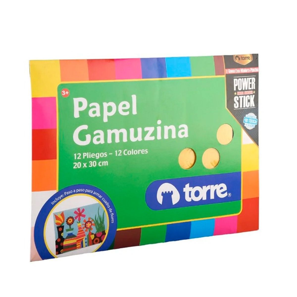 TORRE - PACK X 4 BOLSÓN DE PAPEL GAMUZINA IMAGIA  TORRE