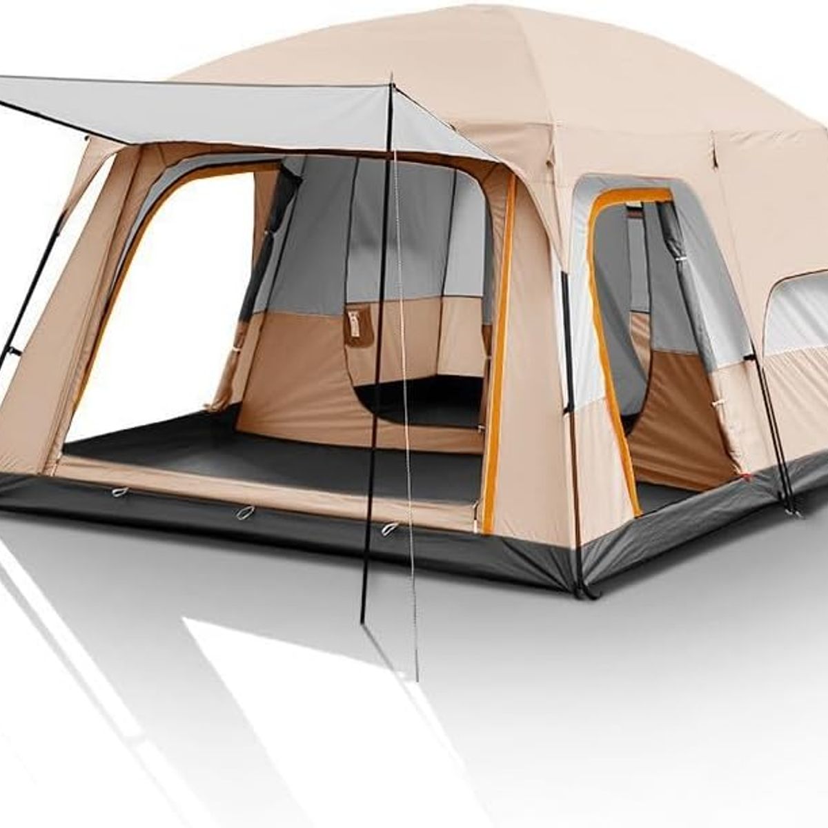 KUANGYE - Carpa Camping Tienda Familiar 5 A 8 Personas Impermeable