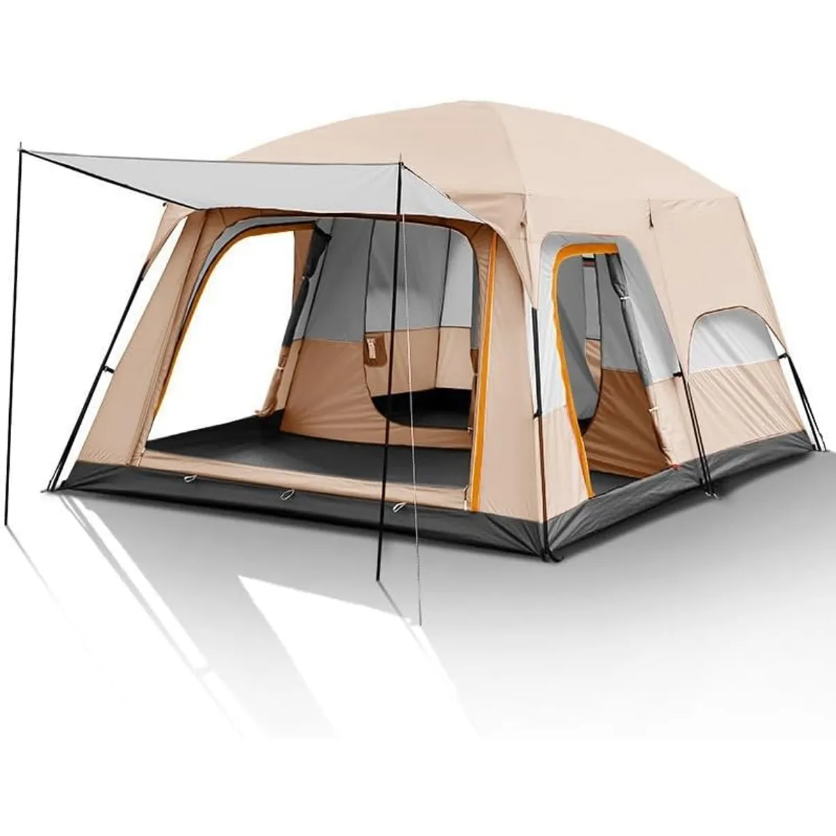 KUANGYE - Carpa Camping Tienda Familiar 5 A 8 Personas Impermeable