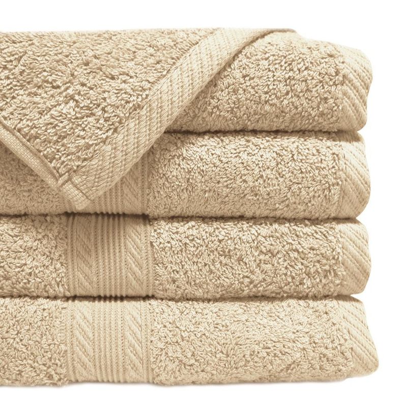 LOURDES - TOALLA DE MANO 45×90 CM  BEIGE  LOURDES