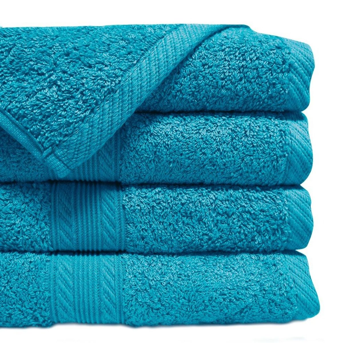 LOURDES - TOALLA DE BAÑO 70×140 CM  TURQUESA  LOURDES