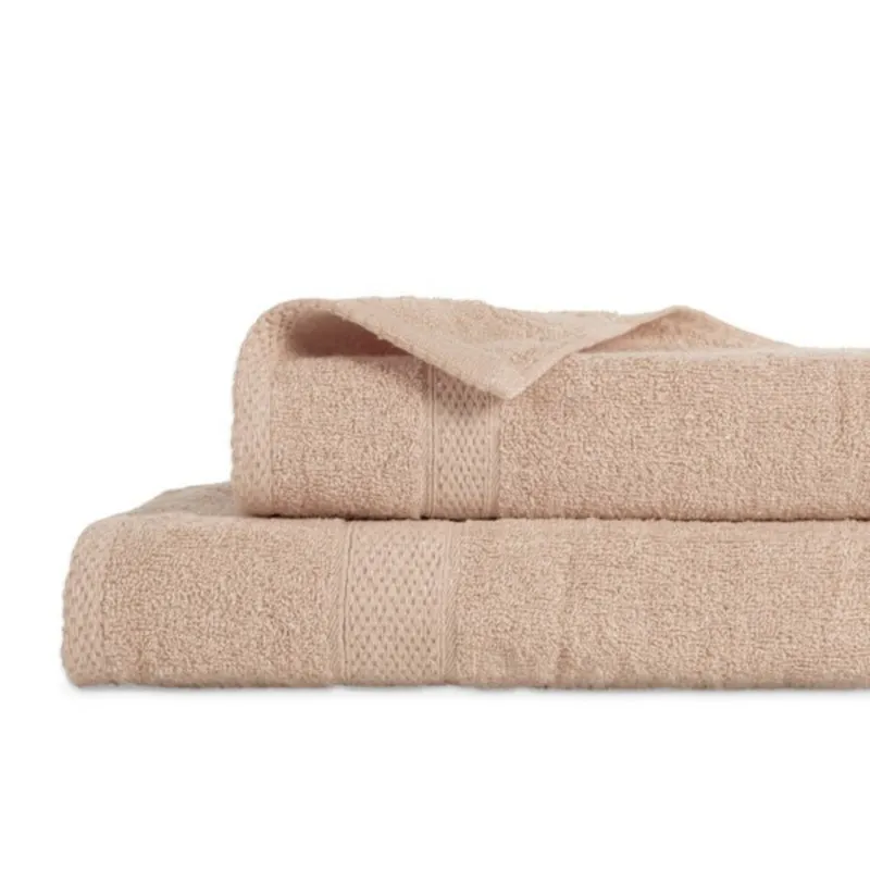 LOURDES - TOALLA DE BAÑO 70×140 CM  BEIGE  LOURDES