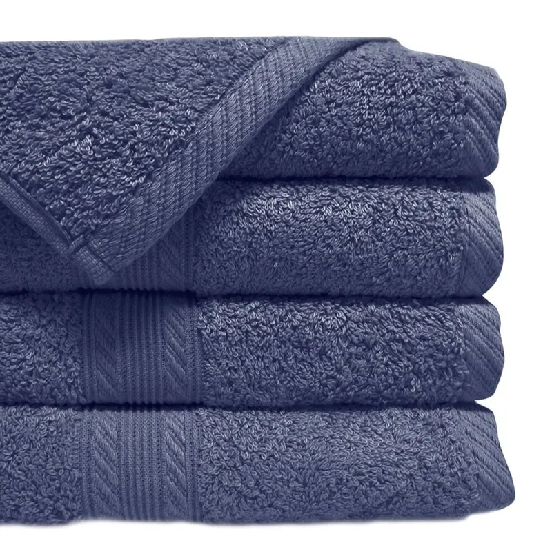 LOURDES - TOALLA DE BAÑO 70×140 CM  AZUL PIEDRA  LOURDES
