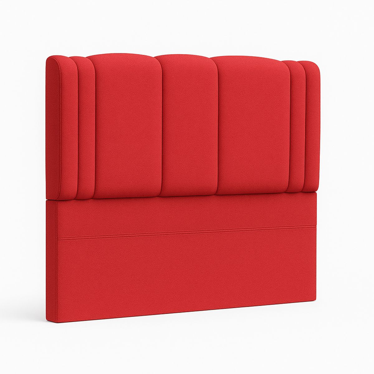GENERICO - Respaldo De Cama 1.5 Plazas Milano Rojo