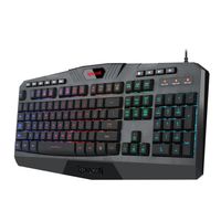 Teclado Mecanico Gamer USB RGB Negro Harpe