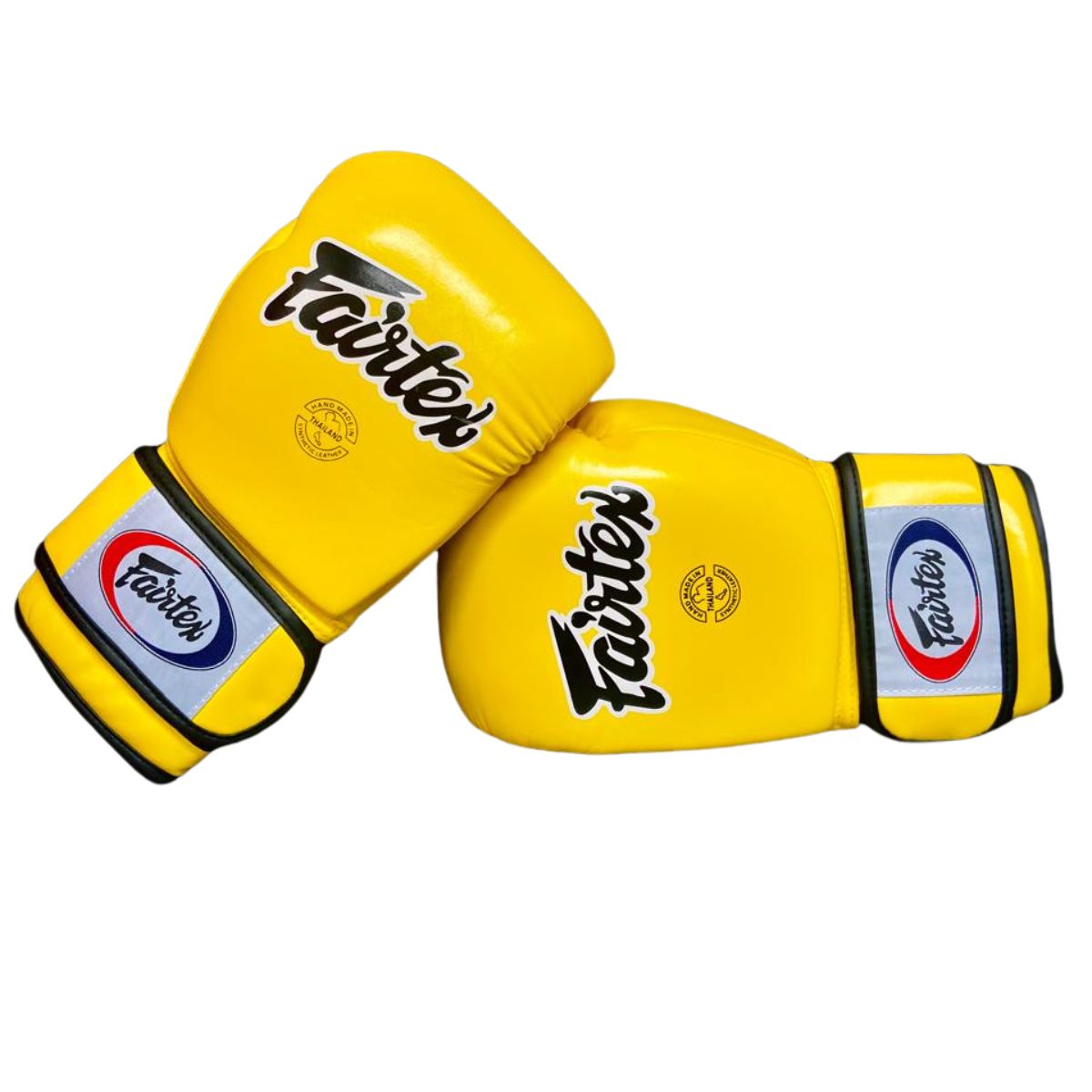 GENERICO - GUANTES DE BOXEO MUAY THAI FAIRTEX AMARILLO NEO 16 OZ