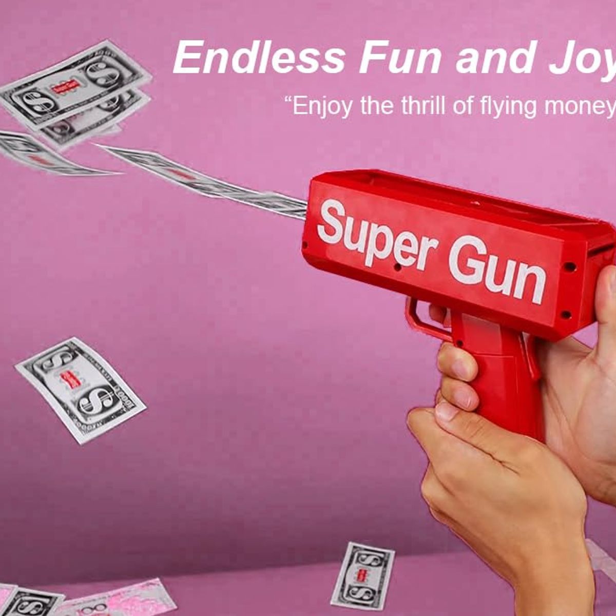 KUANGYE - Pistola Lanza Billetes Cash Money Super Gun
