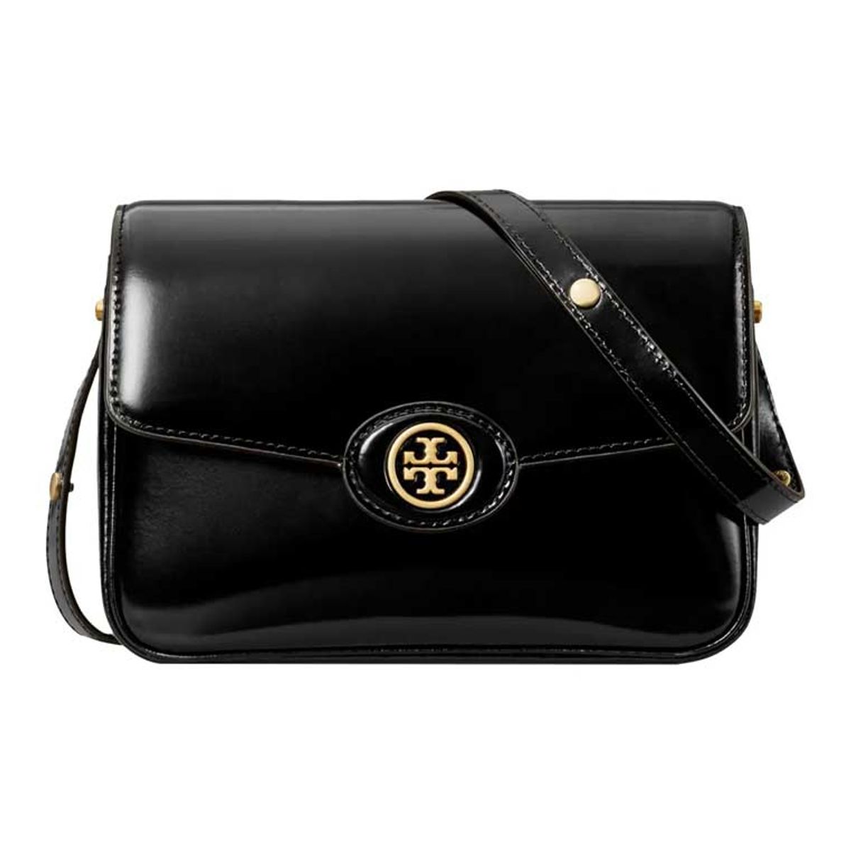 TORY BURCH - Tory Burch Boutique ROBINSON Cuero Patentado Bolso Conv Hombro 143122