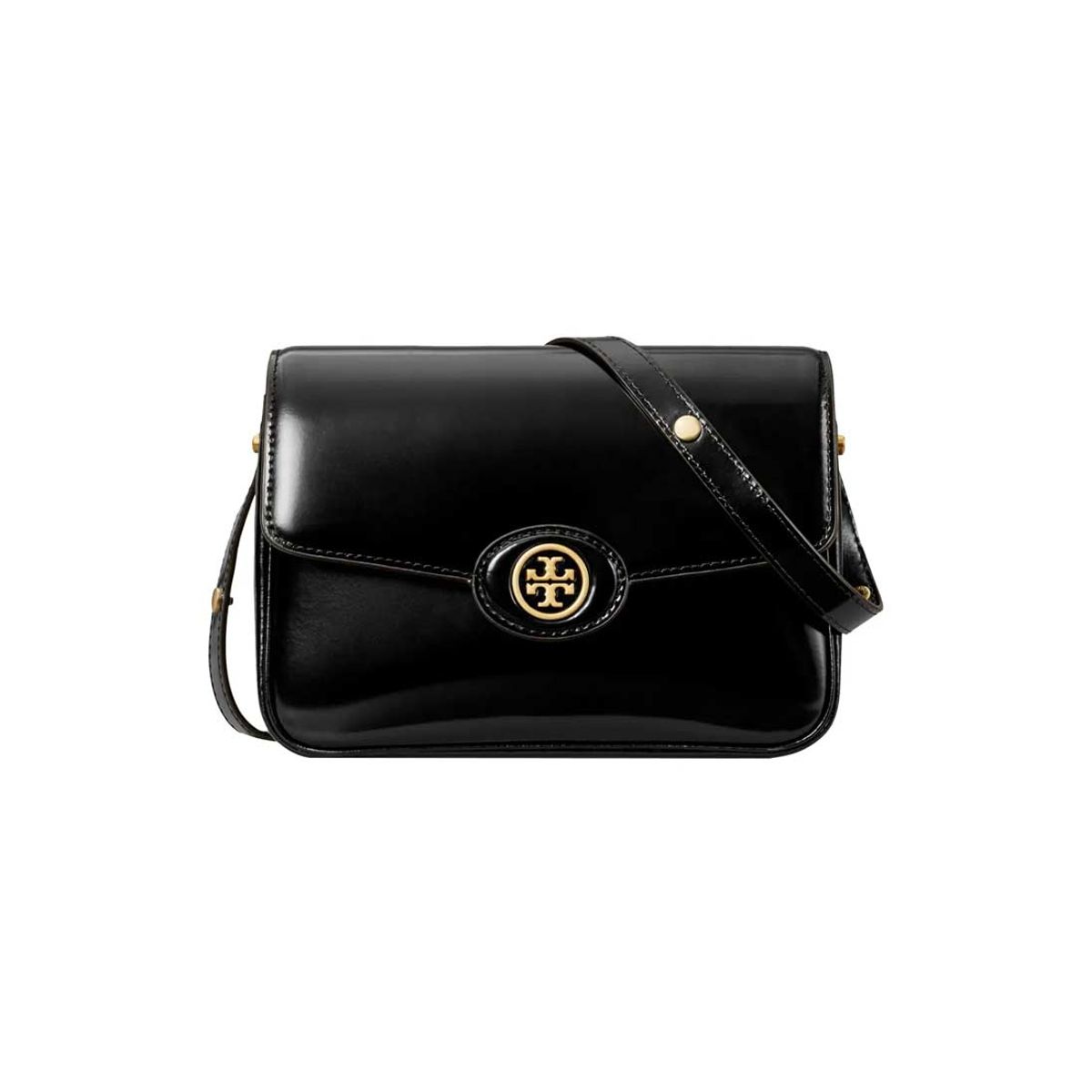 TORY BURCH - Tory Burch Boutique ROBINSON Cuero Patentado Bolso Conv Hombro 143122