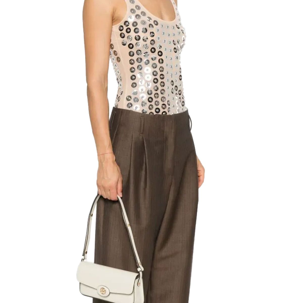 TORY BURCH - TORY BURCH Boutique Robinson Cuero Vacuno Bolso Cruzado 161831