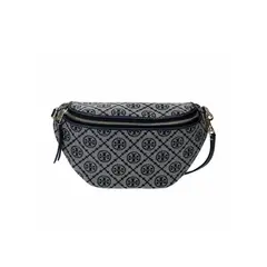 TORY BURCH - T MONOGRAM Tela Detalles Cuero Bolso Cintura 162094